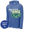 Carroll - PosiCharge ® Tri Blend Wicking Long Sleeve Hoodie Thumbnail