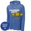 Carroll - PosiCharge ® Tri Blend Wicking Long Sleeve Hoodie Thumbnail