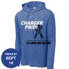 Carroll - PosiCharge ® Tri Blend Wicking Long Sleeve Hoodie Thumbnail