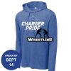 Carroll - PosiCharge ® Tri Blend Wicking Long Sleeve Hoodie Thumbnail
