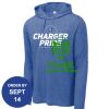 Carroll - PosiCharge ® Tri Blend Wicking Long Sleeve Hoodie Thumbnail