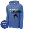 Carroll - PosiCharge ® Tri Blend Wicking Long Sleeve Hoodie Thumbnail