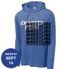 Carroll - PosiCharge ® Tri Blend Wicking Long Sleeve Hoodie Thumbnail