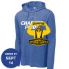 Carroll - PosiCharge ® Tri Blend Wicking Long Sleeve Hoodie Thumbnail