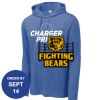 Carroll - PosiCharge ® Tri Blend Wicking Long Sleeve Hoodie Thumbnail