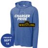 Carroll - PosiCharge ® Tri Blend Wicking Long Sleeve Hoodie Thumbnail