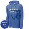 Carroll - PosiCharge ® Tri Blend Wicking Long Sleeve Hoodie Thumbnail