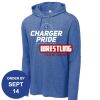 Carroll - PosiCharge ® Tri Blend Wicking Long Sleeve Hoodie Thumbnail