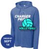 Carroll - PosiCharge ® Tri Blend Wicking Long Sleeve Hoodie Thumbnail