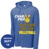 Carroll - PosiCharge ® Tri Blend Wicking Long Sleeve Hoodie Thumbnail
