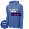 Carroll - PosiCharge ® Tri Blend Wicking Long Sleeve Hoodie Thumbnail
