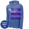 Carroll - PosiCharge ® Tri Blend Wicking Long Sleeve Hoodie Thumbnail