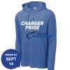 Carroll - PosiCharge ® Tri Blend Wicking Long Sleeve Hoodie Thumbnail