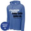 Carroll - PosiCharge ® Tri Blend Wicking Long Sleeve Hoodie Thumbnail