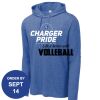 Carroll - PosiCharge ® Tri Blend Wicking Long Sleeve Hoodie Thumbnail
