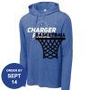 Carroll - PosiCharge ® Tri Blend Wicking Long Sleeve Hoodie Thumbnail