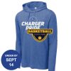 Carroll - PosiCharge ® Tri Blend Wicking Long Sleeve Hoodie Thumbnail