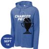 Carroll - PosiCharge ® Tri Blend Wicking Long Sleeve Hoodie Thumbnail