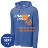 Carroll - PosiCharge ® Tri Blend Wicking Long Sleeve Hoodie Thumbnail