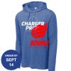 Carroll - PosiCharge ® Tri Blend Wicking Long Sleeve Hoodie Thumbnail