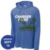 Carroll - PosiCharge ® Tri Blend Wicking Long Sleeve Hoodie Thumbnail