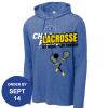 Carroll - PosiCharge ® Tri Blend Wicking Long Sleeve Hoodie Thumbnail