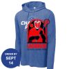 Carroll - PosiCharge ® Tri Blend Wicking Long Sleeve Hoodie Thumbnail