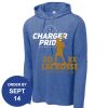 Carroll - PosiCharge ® Tri Blend Wicking Long Sleeve Hoodie Thumbnail