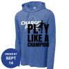 Carroll - PosiCharge ® Tri Blend Wicking Long Sleeve Hoodie Thumbnail