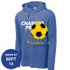 Carroll - PosiCharge ® Tri Blend Wicking Long Sleeve Hoodie Thumbnail