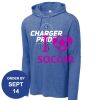 Carroll - PosiCharge ® Tri Blend Wicking Long Sleeve Hoodie Thumbnail