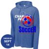 Carroll - PosiCharge ® Tri Blend Wicking Long Sleeve Hoodie Thumbnail