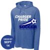 Carroll - PosiCharge ® Tri Blend Wicking Long Sleeve Hoodie Thumbnail
