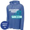 Carroll - PosiCharge ® Tri Blend Wicking Long Sleeve Hoodie Thumbnail