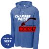 Carroll - PosiCharge ® Tri Blend Wicking Long Sleeve Hoodie Thumbnail