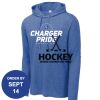 Carroll - PosiCharge ® Tri Blend Wicking Long Sleeve Hoodie Thumbnail