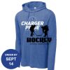 Carroll - PosiCharge ® Tri Blend Wicking Long Sleeve Hoodie Thumbnail