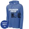 Carroll - PosiCharge ® Tri Blend Wicking Long Sleeve Hoodie Thumbnail