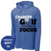 Carroll - PosiCharge ® Tri Blend Wicking Long Sleeve Hoodie Thumbnail