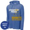 Carroll - PosiCharge ® Tri Blend Wicking Long Sleeve Hoodie Thumbnail