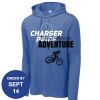 Carroll - PosiCharge ® Tri Blend Wicking Long Sleeve Hoodie Thumbnail