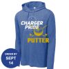 Carroll - PosiCharge ® Tri Blend Wicking Long Sleeve Hoodie Thumbnail