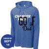 Carroll - PosiCharge ® Tri Blend Wicking Long Sleeve Hoodie Thumbnail