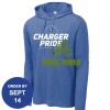 Carroll - PosiCharge ® Tri Blend Wicking Long Sleeve Hoodie Thumbnail