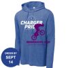 Carroll - PosiCharge ® Tri Blend Wicking Long Sleeve Hoodie Thumbnail