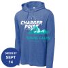 Carroll - PosiCharge ® Tri Blend Wicking Long Sleeve Hoodie Thumbnail