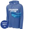 Carroll - PosiCharge ® Tri Blend Wicking Long Sleeve Hoodie Thumbnail