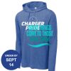 Carroll - PosiCharge ® Tri Blend Wicking Long Sleeve Hoodie Thumbnail