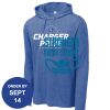 Carroll - PosiCharge ® Tri Blend Wicking Long Sleeve Hoodie Thumbnail