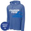 Carroll - PosiCharge ® Tri Blend Wicking Long Sleeve Hoodie Thumbnail